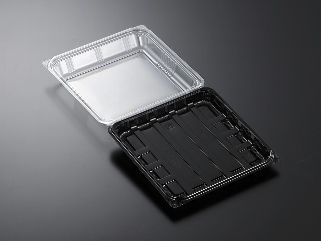ボンネット容器に並べる 使い捨て パノラックV20-20 黒 600枚入り口・入口 食料雑貨類入れもの 惣菜入れもの 持ち帰り