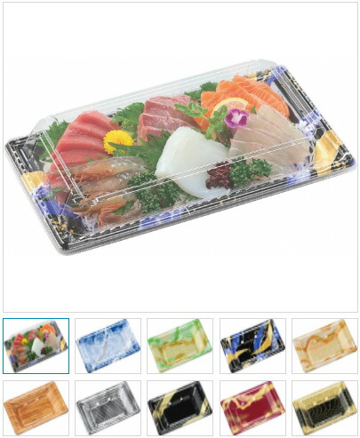 惣菜入れもの 平舟18-11 本体 太陽の光 嵌合低蓋エコOPET 1500仕掛ける エフピコ 本体蓋仕掛ける