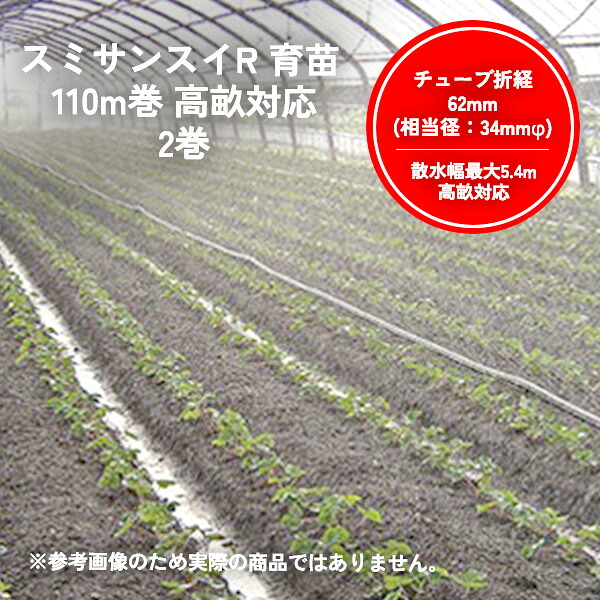 【2巻セット】スミサンスイ R育苗 110m巻 高畝対応 WB1064 暑さ対策 住化農業資材|Tパケ
