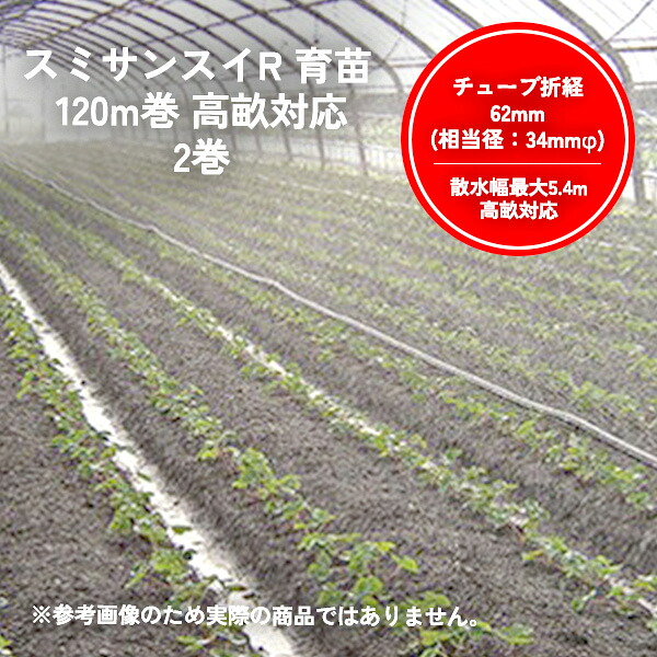 【2巻セット】スミサンスイ R育苗 120m巻 高畝対応 WB1065 暑さ対策 住化農業資材