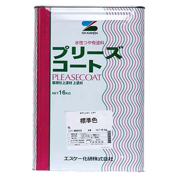プリーズ厚地の外套 #30 半艶 16kg パステル色 白 外壁絵の具 エスケー SK