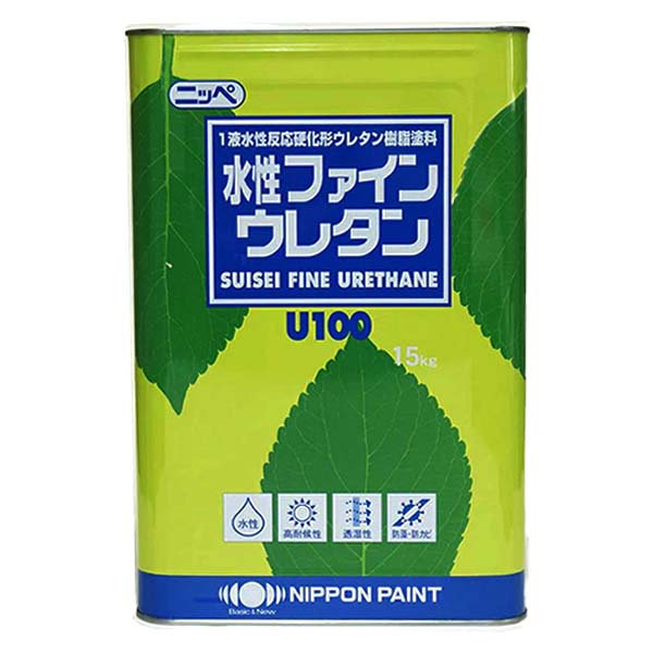 水性ファインウレタン U100 ツヤあり 淡彩 15kg|Tパケ