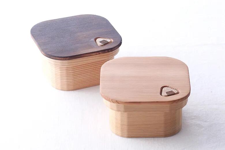 楽天市場】【公式】箱屋常吉 細長二段お弁当箱(小) 雲紋柄 おひつの