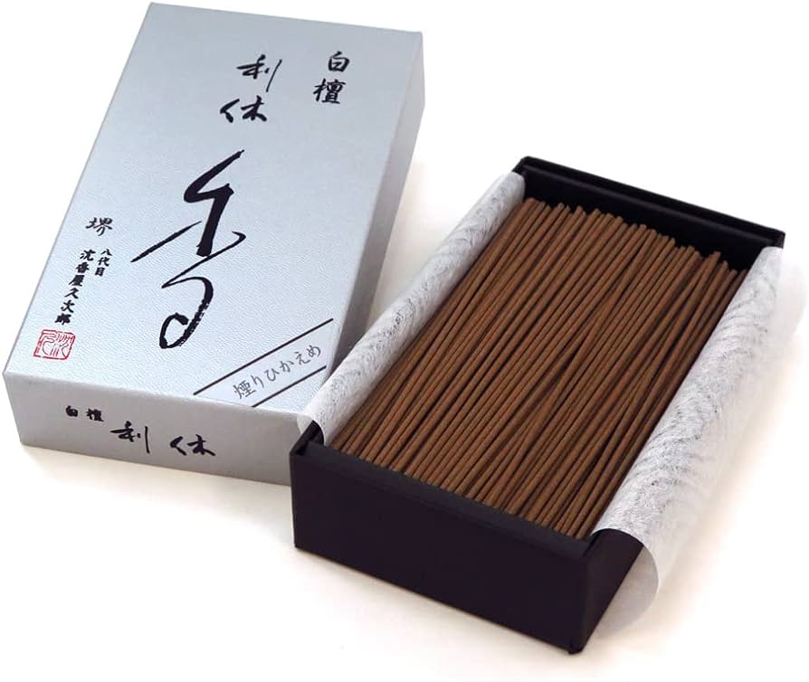 利休 白檀 大薔薇 130g 短寸 煙ひかえめ 17-1 御勤め用 まとめ買い 大静電容量