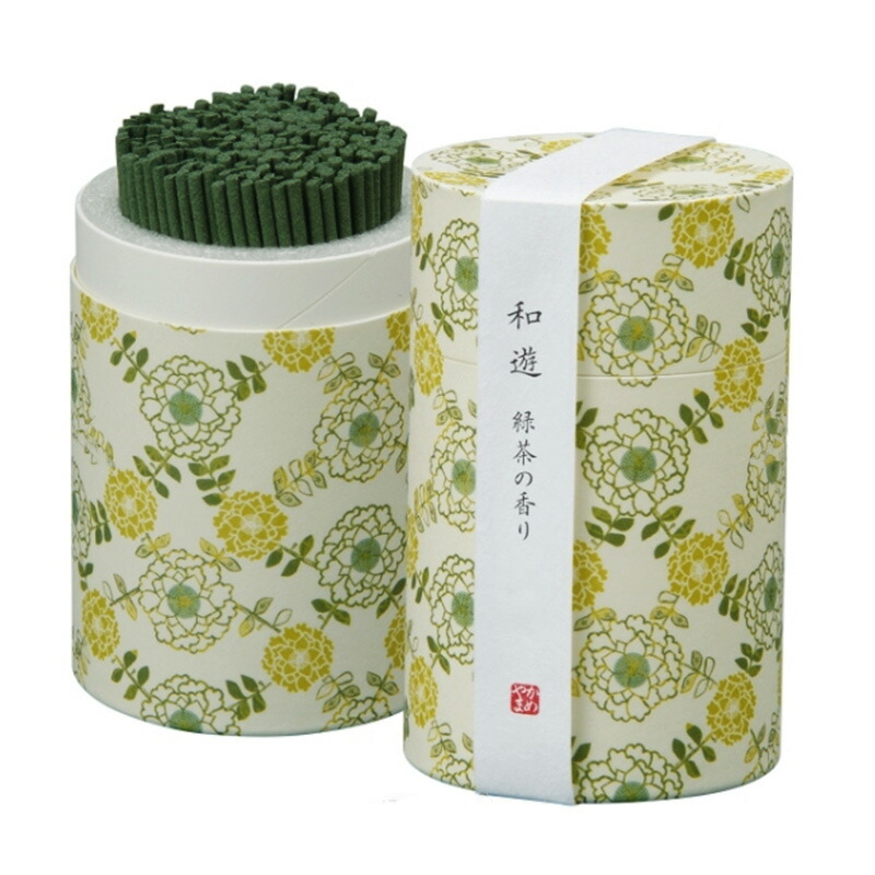 和遊 筒箱 緑茶の香り カメヤマローソク I2012-01-04 31,402円