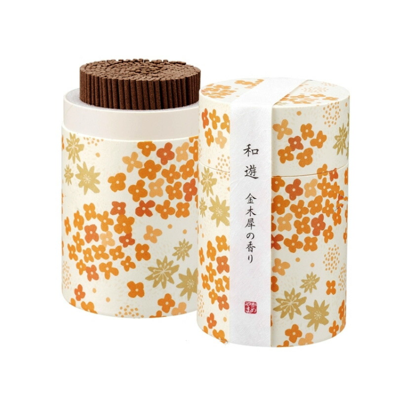 和遊 筒箱 金木犀の芳ばしさ カメヤマローソク I2012-01-08