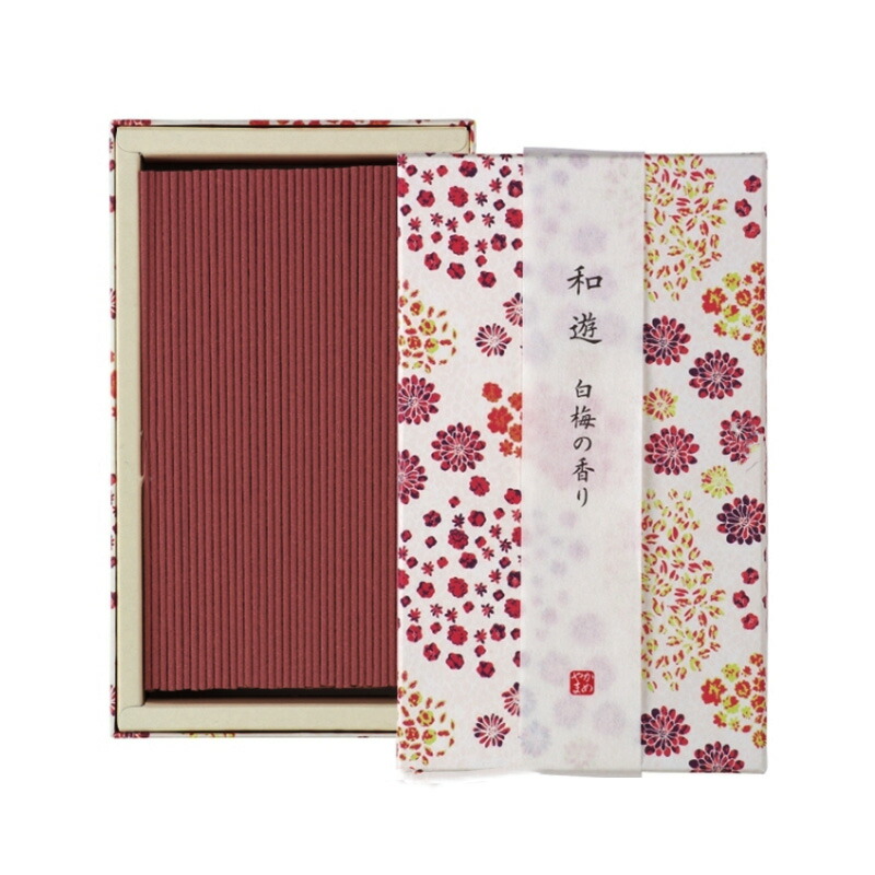 和遊 平箱 白梅の芳ばしさ カメヤマローソク I2012-02-05