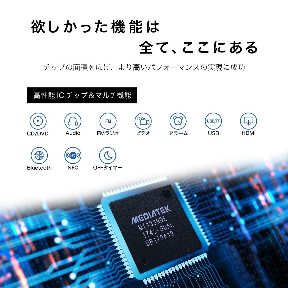 楽天市場 おうち時間 壁掛けcdプレーヤー 壁掛 Dvdプレーヤー Bluetoothスピーカー Bluetooth4 1 Fm ラジオ 対応 Hdmiケーブル リモコン 付属 本体 La Luna 公式ストア