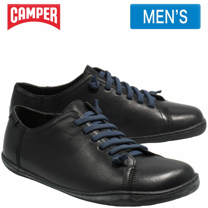 美品 カンペール ペウカミ 37 本革 フラットシューズ スリッポン レザー 黒 CAMPER（シューズ） CAMPER カンペール フラットシューズ Peu