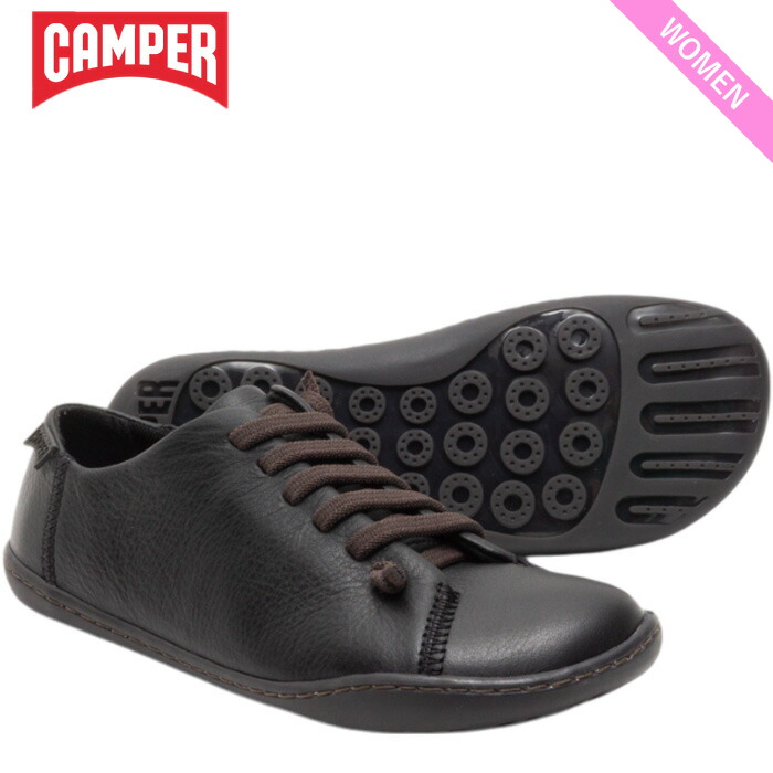 美品 カンペール ペウカミ 37 本革 フラットシューズ スリッポン レザー 黒 楽天市場】CAMPER カンペール フラットシューズ Peu Cami
