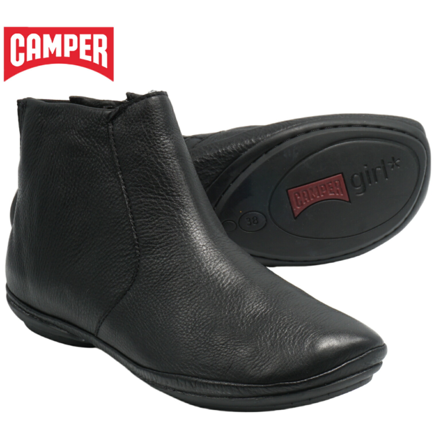 楽天市場】Camper カンペール GROUND グラウンド K400462-001 BLACK