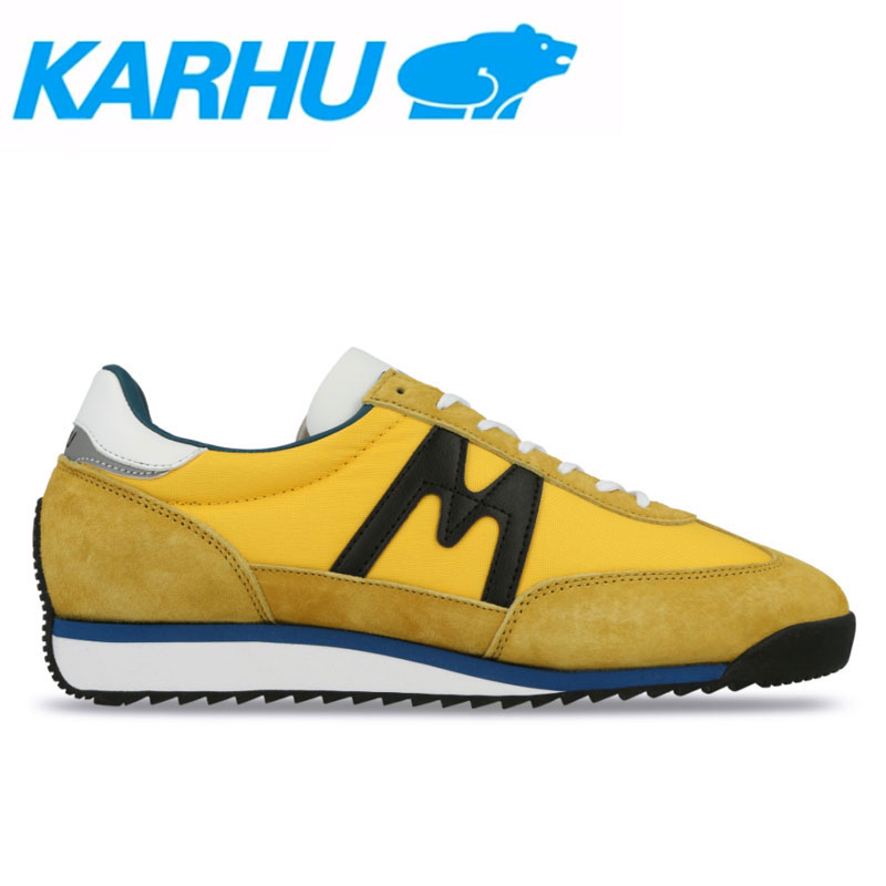 注目ブランド 楽天市場 Karhu カルフ スニーカー レディース メンズ チャンピオンエア シューズ 靴 ユニセックス 男女兼用 スウェード ナイロンゴールデンロッド ブラック Kh Tシャツ スポーツ Ttimeせとうち 受賞店舗 Www Eduka Rs