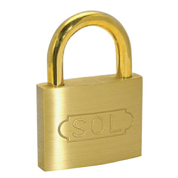 SOL HARD（ソール・ハード） No.2500 シリンダー南京錠　サイズ　50　同一鍵定番　1ケース6個入販売