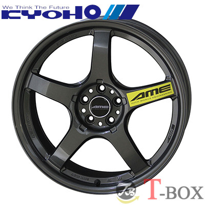 単品1本価格 17インチ 7.5J 5/114.3 KYOHO 共豊 TRACER GT-V トレーサー GT-V ガンブラック (BLACK)