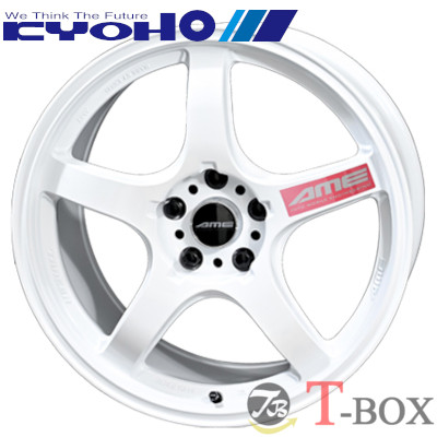単品1本価格 17インチ 7.5J 4/100 KYOHO 共豊 TRACER GT-V トレーサー GT-V レーシングホワイト (WHITE)