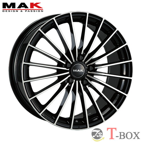 4本セット価格 18インチ 8.0J 5/110 MAK マック ARESE アレーゼ ブラックミラー (BM) アルファロメオ トナーレ｜T-BOX Auto Parts 79,838円
