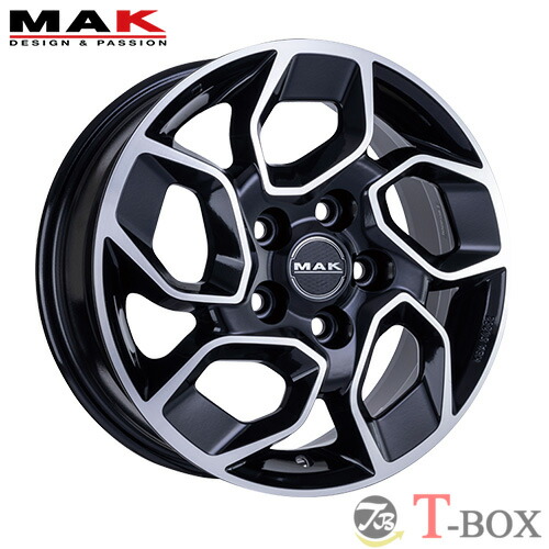 4本セット価格 16インチ 6.5J 5/130 MAK マック EXPRESS エクスプレス ブラックミラー (BM) フィアット デュカト