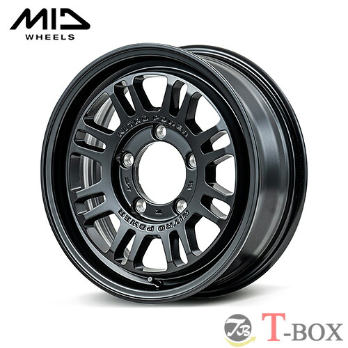 単品1本価格 16インチ 5.5J 5/139.7 MARUKA マルカ NITRO POWER M16 ASSAULT ナイトロパワー M16 アサルト セミグロスブラック (SB)