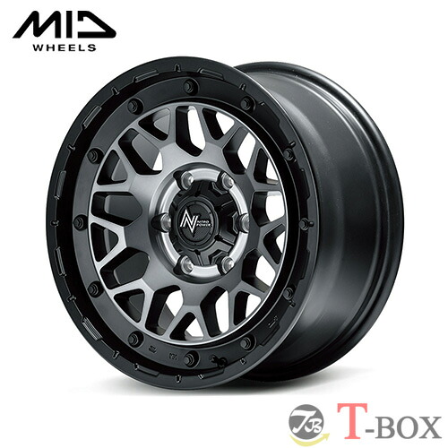 4本セット価格 16インチ 6.5J 6/139.7 MARUKA マルカ NITRO POWER M29 STINGER ナイトロパワー M29 スティンガー セミグロスブラッククリア (SB)