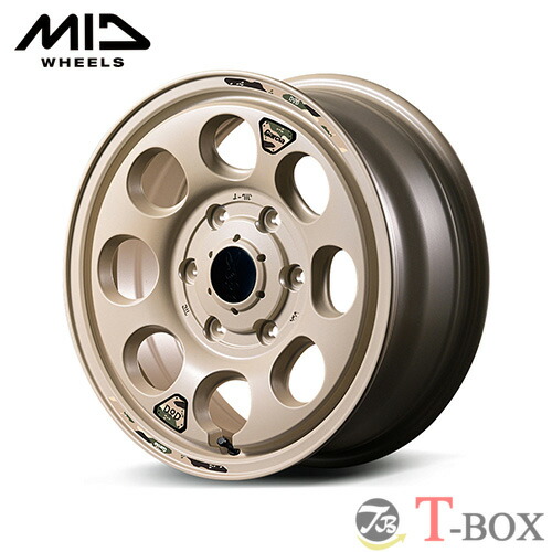 4本セット価格 16インチ 6.5J 6/139.7 MARUKA マルカ MID x DOD ウシャリン MID x DOD ウシャリン セミグロスサンドベージュ (SSB)