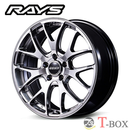 4本セット価格 18インチ 7.5J 5/108 RAYS レイズ HOMURA 2x7FA-C ホムラ 2x7FA-C グレイスシルバー (QNJ)