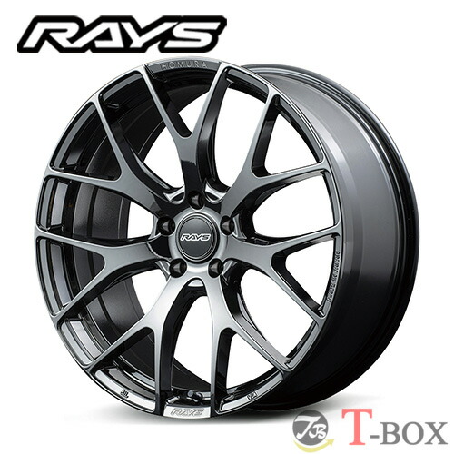 4本セット価格 17インチ 7.0J 4/100 RAYS レイズ HOMURA 2x7FT ホムラ 2x7FT ブラッククロームコーティング (YNJ)
