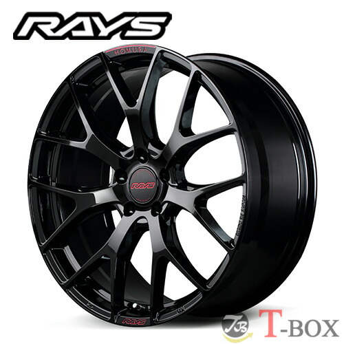 4本セット価格 17インチ 7.0J 4/100 RAYS レイズ HOMURA 2x7FT SPEC-M ホムラ 2x7FT スペックM グロッシーブラック/RAP(レッドクリアー) (B8J)