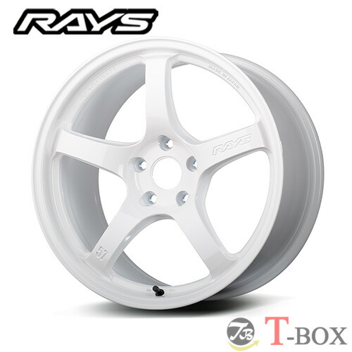 【4/20(月)ポイント最大30倍以上！】 単品1本価格 18インチ 9.5J 5/100 RAYS レイズ gramLIGHTS 57CR LIMITED OXZ グラムライツ 57CR リミテッド OXZ ホワイト (OXZ)