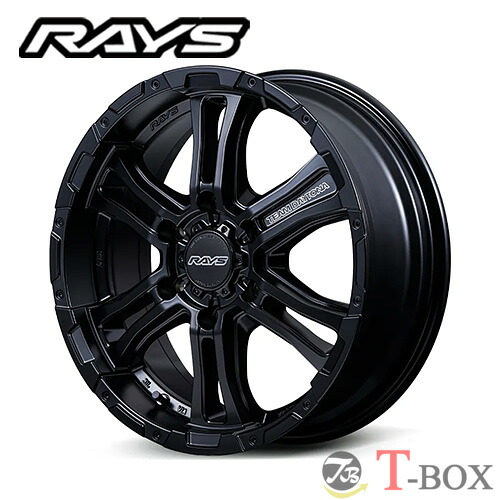 【4/10(金)ポイント最大26倍以上！】 【2026/新製品】 単品1本価格 17インチ 6.5J 6/139.7 RAYS レイズ TEAM DAYTONA FDX-AG チームデイトナ FDX-AG セミグロスブラック (BOJ)