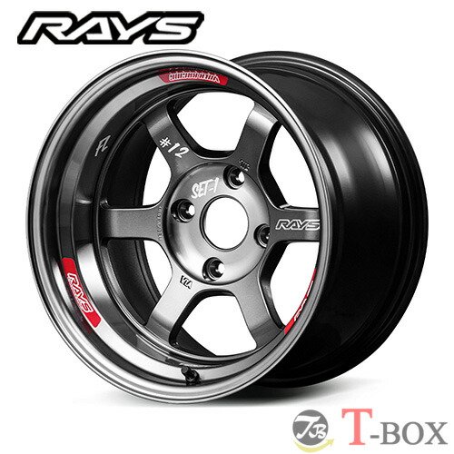 4本セット価格 16インチ 7.5J 4/100 RAYS レイズ VOLK RACING TE37V-PRO ボルクレーシング TE37V-プロ プレスドグラファイト (PG)