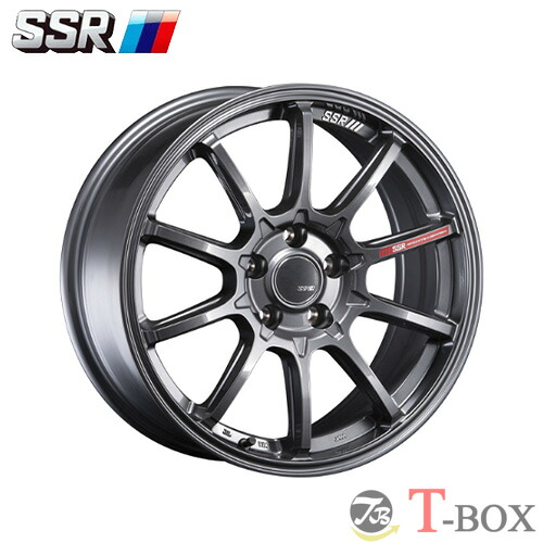 4本セット価格 16インチ 6.0J 4/100 SSR SSR GT V05 ジーティー ブイゼロファイブ グラファイトガンメタ (GGM)