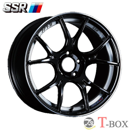 単品1本価格 18インチ 10.5J 5/114.3 SSR SSR GTX02 ジーティー エックスゼロツー グロスブラック (GBK) 29,626円