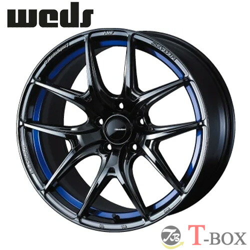 単品1本価格 18インチ 9.5J 5/114.3 WEDS ウェッズ WedsSport SA-01R ウェッズスポーツ SA-01R ブルーライトクロームツー (BLC2)