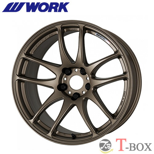 4本セット価格 18インチ 9.5J 5/114.3 WORK ワーク WORK EMOTION CR Kiwami ワークエモーション CR極 アッシュドチタン (AHG)