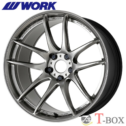 【2026/新製品】 4本セット価格 18インチ 8.5J 5/100 WORK ワーク EMOTION CR Shigoku ワークエモーション CR至極 グローガンメタ (GGM)
