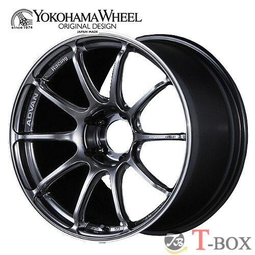4本セット価格 18インチ 10.0J 5/114.3 YOKOHAMA WHEEL ヨコハマホイール ADVAN Racing RS III for Japanese Cars アドバンレーシング RS3 国産車用 レーシングハイパーブラック＆リング (HBR) ｜T-BOX Auto Parts