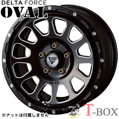 デルタフォース オーバル 17x7J PCD114.3 美品 楽天市場】デルタフォース オーバル 16x7.0J 5/114.3 +42 CB 73φ