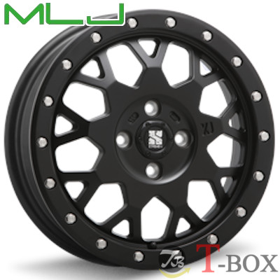 MLJ XTREME-J XJ04 15inch 4.5J PCD:100 穴数:4H カラー:SBK エムエルジェイ　エクストリームジェイ 【軽自動車に】