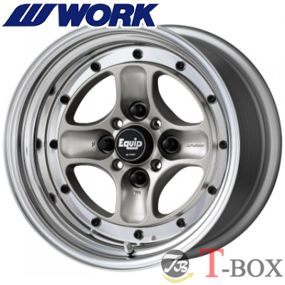 単品1本価格 15インチ 13.0 4/100-114.3 WORK ワーク Equip 40 エクイップ |T-BOX Auto Parts