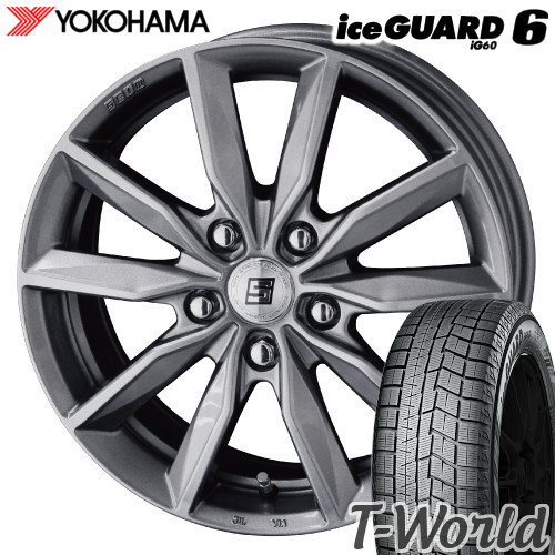 楽天市場 取付対象 スタッドレスタイヤ サイズ 235 45r18 Yokohama Iceguard 6 Ig60 ホイール サイズ 18 8 0j 5h Kyoho Sein Sv 送料無料 一部地域除く タイヤホイールセット1台分価格 代引きでの購入不可 T World