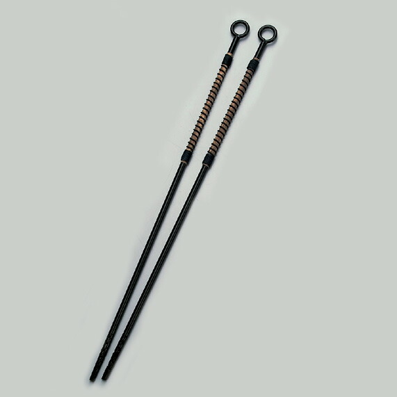 未使用品　風炉用　火箸　火ばし　茶道 新品未使用保管品 風炉用火箸 御火ばし 茶道具 保存箱付き