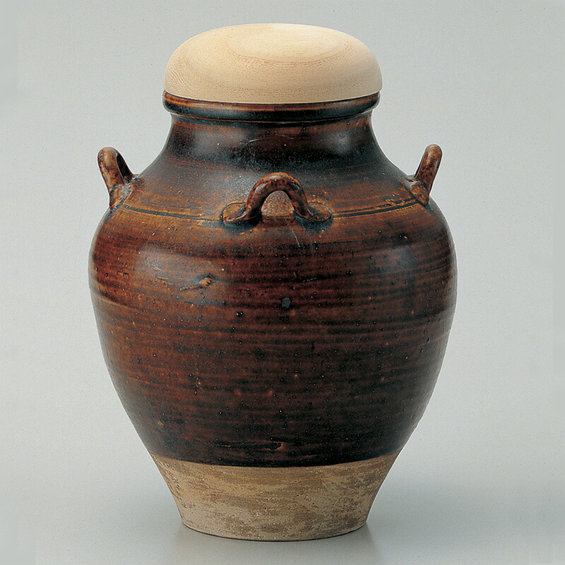 美品　大茶壷　飾り茶壺　呂宋壷 口覆仕服 荒磯網 口紐付　在銘　共箱　茶道具 楽天市場】【茶器/茶道具 飾茶壺（飾壺）】 呂宋壺（ルソン・る