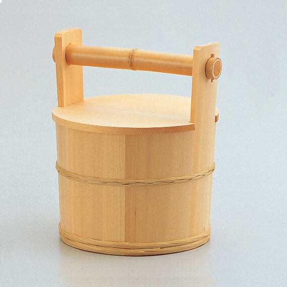 茶道具、手桶水指、真塗木製、岡本陽斉作、すぎ3番 茶道具、手桶水指、真塗木製、岡本陽斉作、すぎ3番