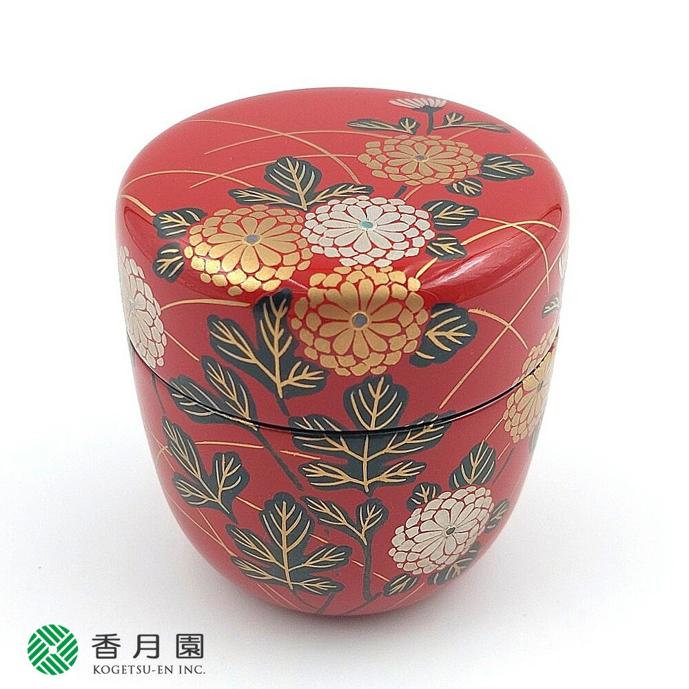 楽天市場】中谷博峰 中棗「桜蒔絵」木箱入 【山中漆器/茶道具/棗