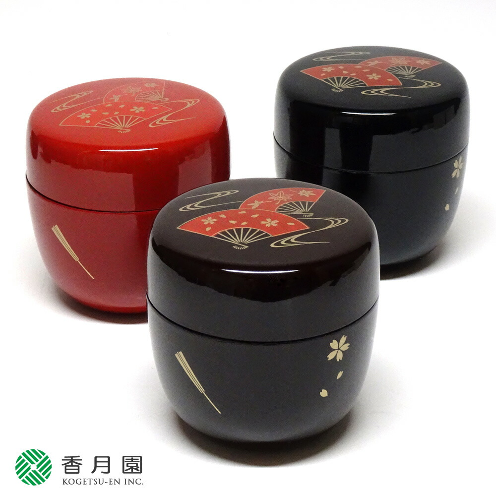 茶道具　伊藤春宗作　黒漆　中棗　共箱　C R6023 茶道具 伊藤春宗作 黒漆 中棗 共箱 C R6023
