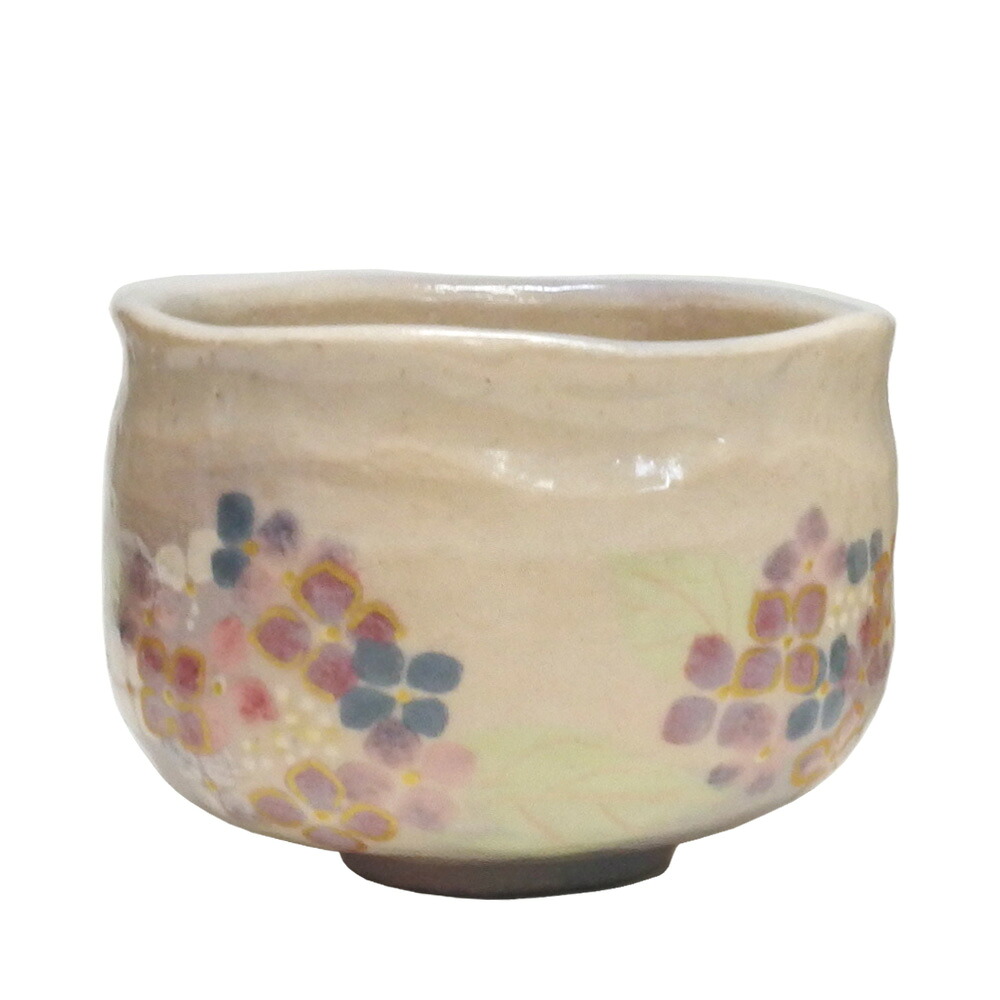 ▼【茶道具 / 茶碗】 紫陽花 楽入作
