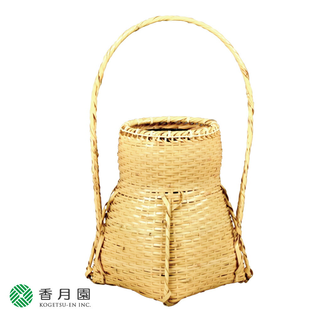 花籠　『宗全籠　宗全好写』　竹籠　花入　籠花入　お茶道具　茶道　工芸品 茶道具】 宗全籠 花入 *そうぜん篭*