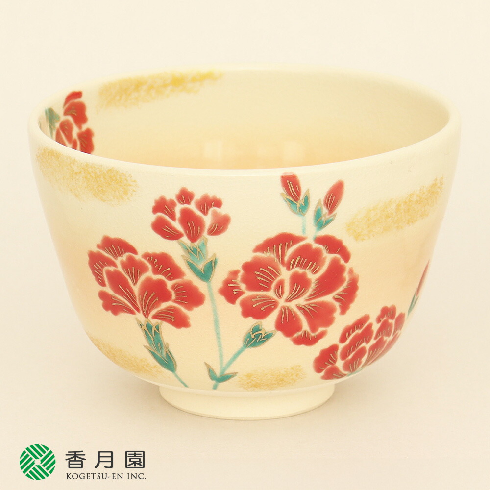 楽天市場】【茶道具】【送料無料】青磁鷺草茶碗加藤良峰作（共箱