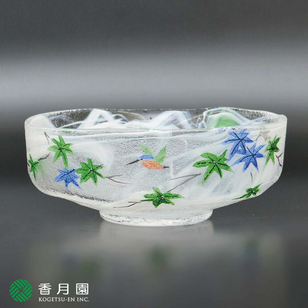 楽天市場】【茶道具】ガラス馬盥茶碗 鉄線 広畑久仁彦 作 化粧