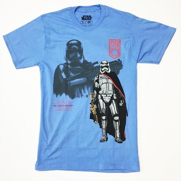 STARWARS スターウォーズ Tシャツ シンプル 映画『フォースの覚醒/THE FORECE AWAKEN』 Tシャツ プリントTシャツ キャプテン・ファズマ 銀色のトゥルーパーTシャツ 【楽ギフ_包装】画像